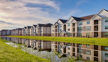 A row of modern houses